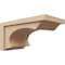 Ekena Millwork 9"W x 18"D x 9"H Wide Emerson Rough Cedar Woodgrain TimberThane Corbel, Primed Tan CORUR09X18X09EMRRCPR - alternate 1